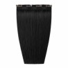 Double Weft Clip-In Hair Extension – Jet Black (Color 1)