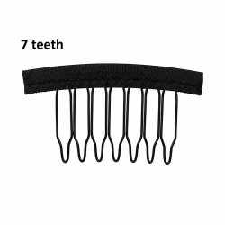7-Tooth Snap Wig Clips – Secure Wig Combs for DIY Wig Making