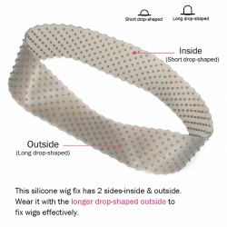 Transparent Silicone Wig Grip Band – Non-Slip Headband for Secure Wig Fit