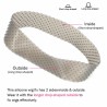 Transparent Silicone Wig Grip Band – Non-Slip Headband for Secure Wig Fit