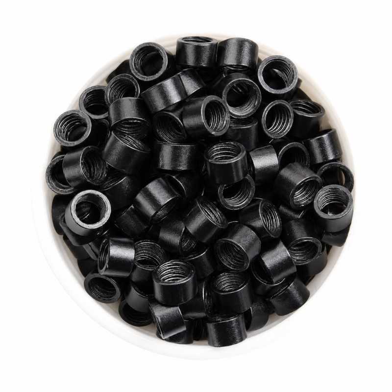 Screw-Line Micro Rings – Secure Beads for Micro Hair Extensions