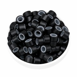 Silicone-Lined Micro Rings – Soft Grip Beads for Hair Extensions Installation