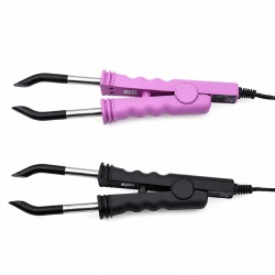 Fusion Hair Extension Heat Connector Iron with Flat Heating Plate and Adjustable Temperature – B-Type Tool