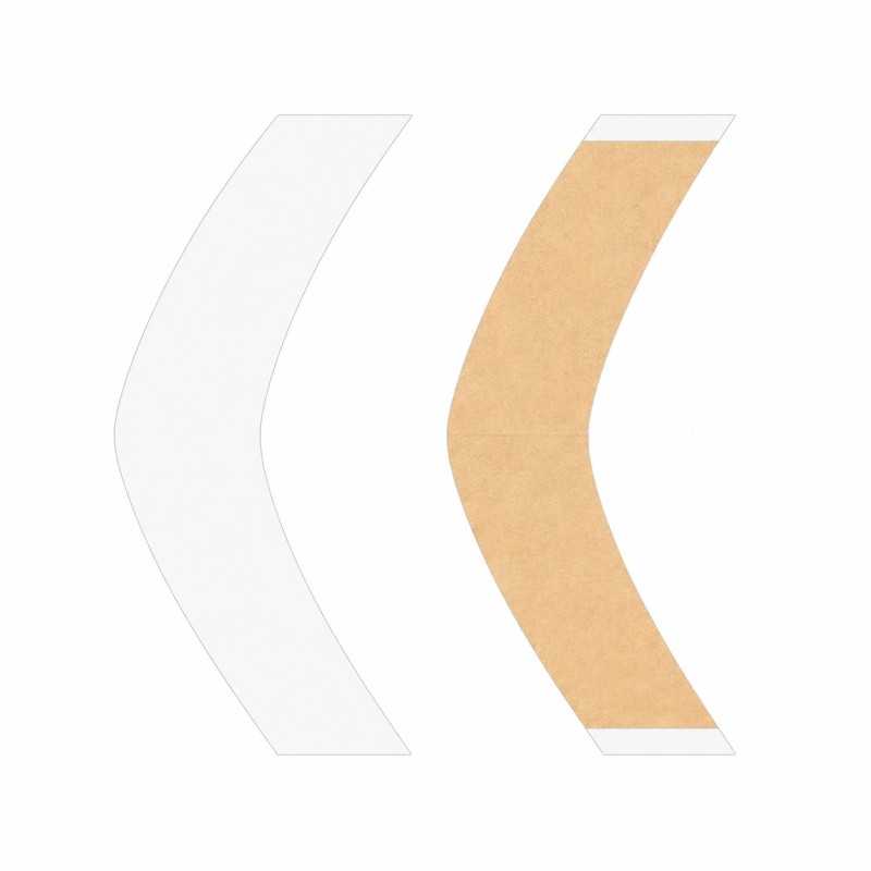 Natural Hold Contour Double-Sided Tape Strips for Hair Systems | Walker Tape