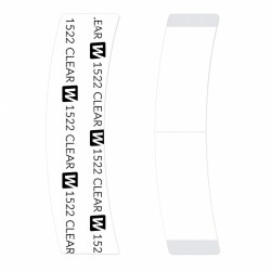 1522 Clear Double-Sided Tape Straight Strip Hair Systems | Walker Tape