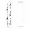 1522 Clear Double-Sided Tape Straight Strip Hair Systems | Walker Tape