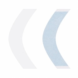 Lace Front Support Contour Double-Sided Tape Strips for Hair Systems | Walker Tape