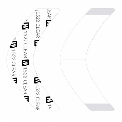 1522 Clear Contour Double-Sided Tape Strips for Hair Systems | Walker Tape