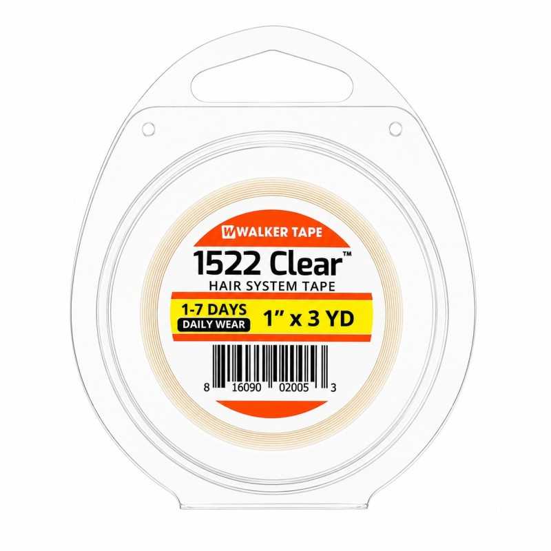 1522 Clear Double-Sided Tape Roll for Hair Systems | Walker Tape