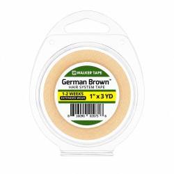 German Brown Double-Sided Tape Roll for Hair Systems | Walker Tape