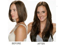 What is the best method or technique for fitting hair extensions?